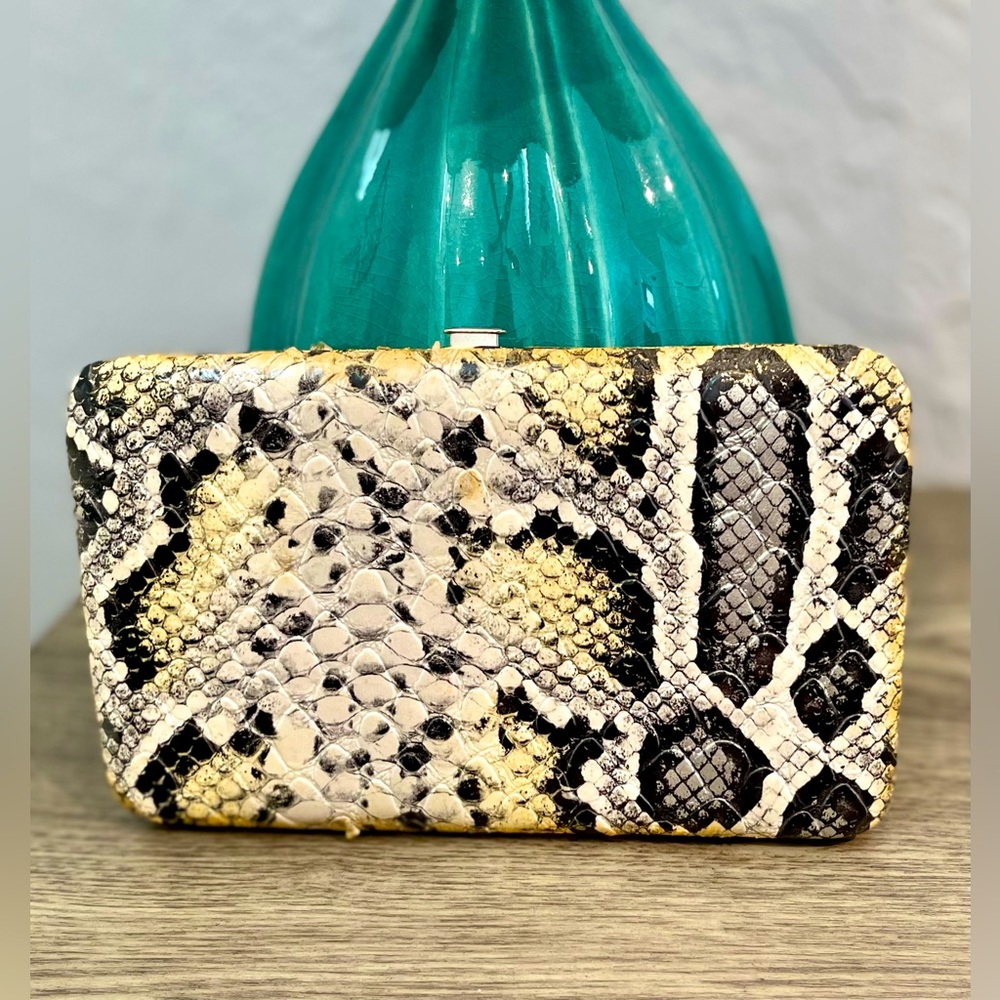Cache Snake Print Clutch - image 2